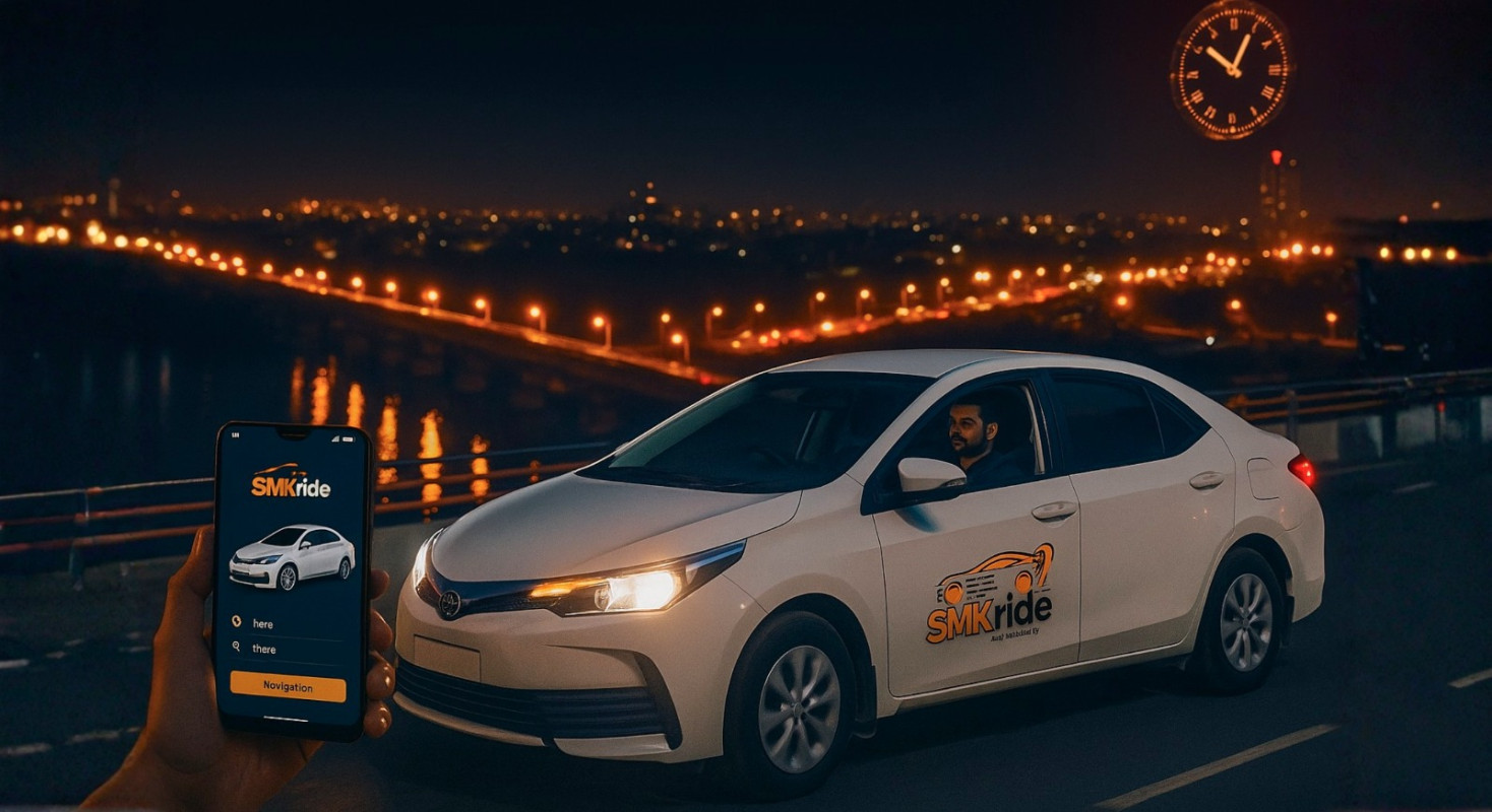 SMK Ride – Bihar’s Most Reliable Cab Booking App for 24x7 Travel